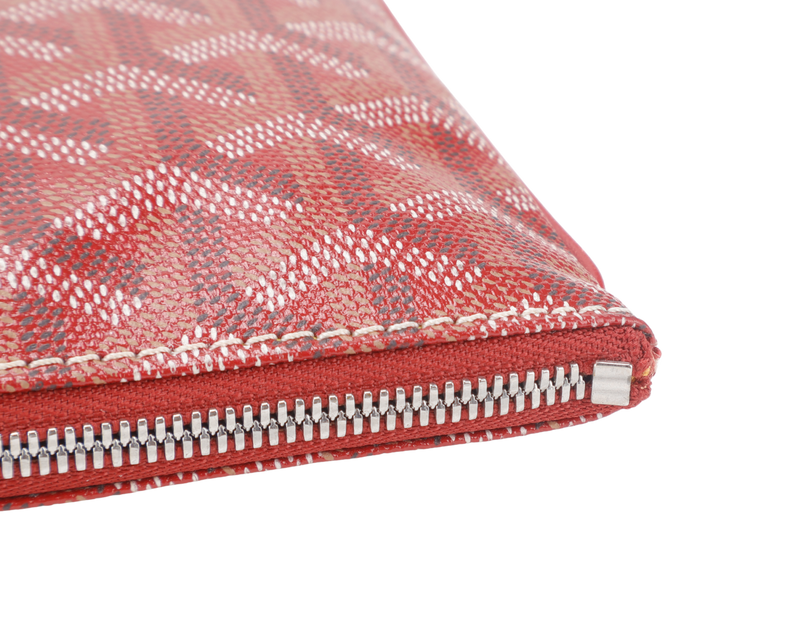 GOYARD SENAT PM POUCH RED COLOR NO DUST COVER