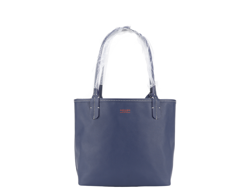 GOYARD MINI ANJOU NAVY BLUE GOYARDINE WITH POUCH WITH DUST COVER