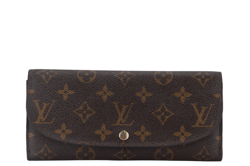 LOUIS VUITTON MONOGRAM PORTEFEUILLE LOUISE LONG WALLET (M60460) GOLD HARDWARE NO DUST COVER