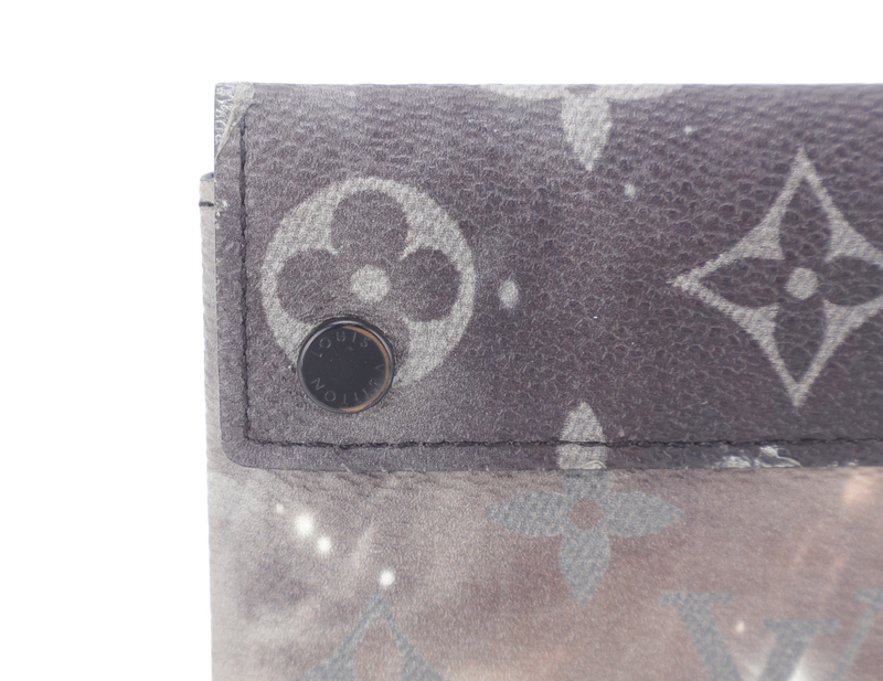 LOUIS VUITTON GALAXY ALPHA CARD HOLDER MONOGRAM COATED CANVAS