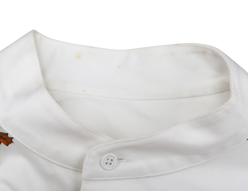 LOUIS VUITTON NEW WALKER BANDANA SHIRT WHITE SIZE S