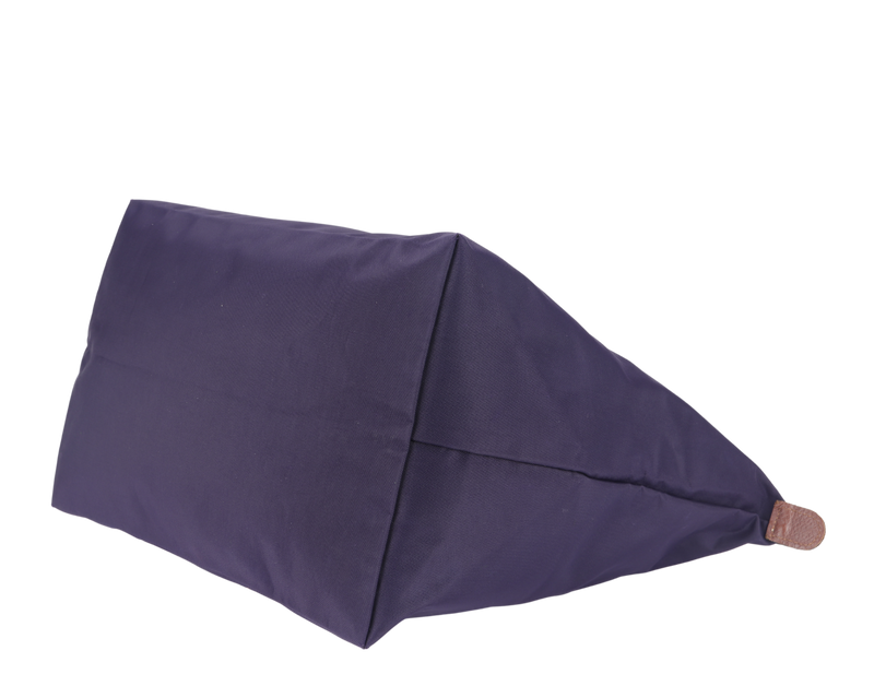 LONGCHAMP LE PLIAGE PURPLE NYLON TOTE GOLD HARDWARE