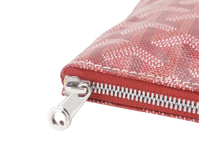 GOYARD SENAT PM POUCH RED COLOR NO DUST COVER