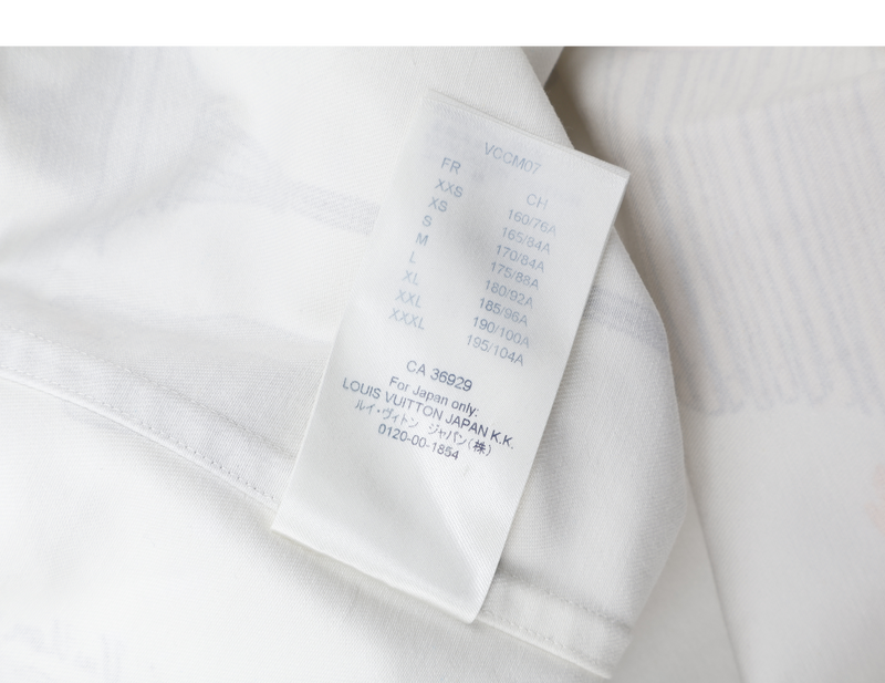LOUIS VUITTON NEW WALKER BANDANA SHIRT WHITE SIZE S