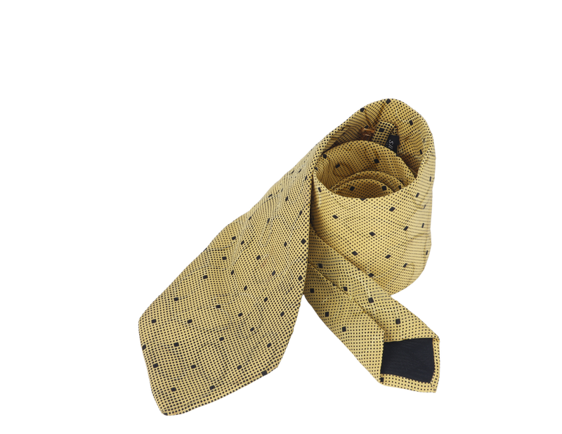 SANTO STEFANO NECTIES YELLOW WITH BLACK SMALL SQUARE