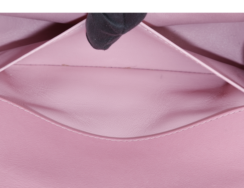 CHANEL LE BOY SMALL (U4TPxxxx) PINK CALFSKIN GOLD HARDWARE WITH DUST COVER AND BOX