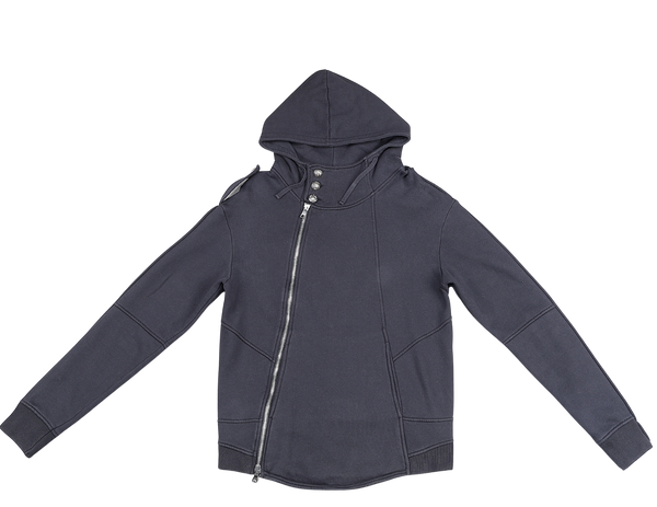 BALMAIN PARIS HOODIE BLACK SIZE L