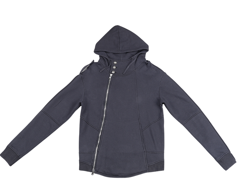 BALMAIN PARIS HOODIE BLACK SIZE L