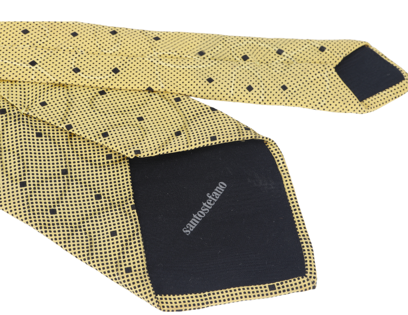 SANTO STEFANO NECTIES YELLOW WITH BLACK SMALL SQUARE