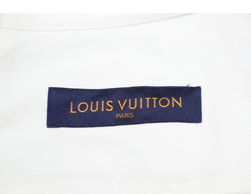 LOUIS VUITTON NEW WALKER BANDANA SHIRT WHITE SIZE S