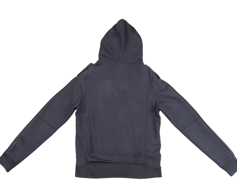 BALMAIN PARIS HOODIE BLACK SIZE L
