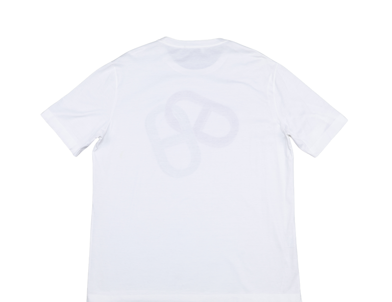 HERMES CHAINE D'ANCRE T SHIRT WHITE SHORT SLEEVE SIZE L