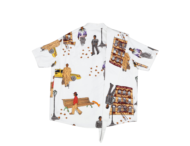 LOUIS VUITTON NEW WALKER BANDANA SHIRT WHITE SIZE S