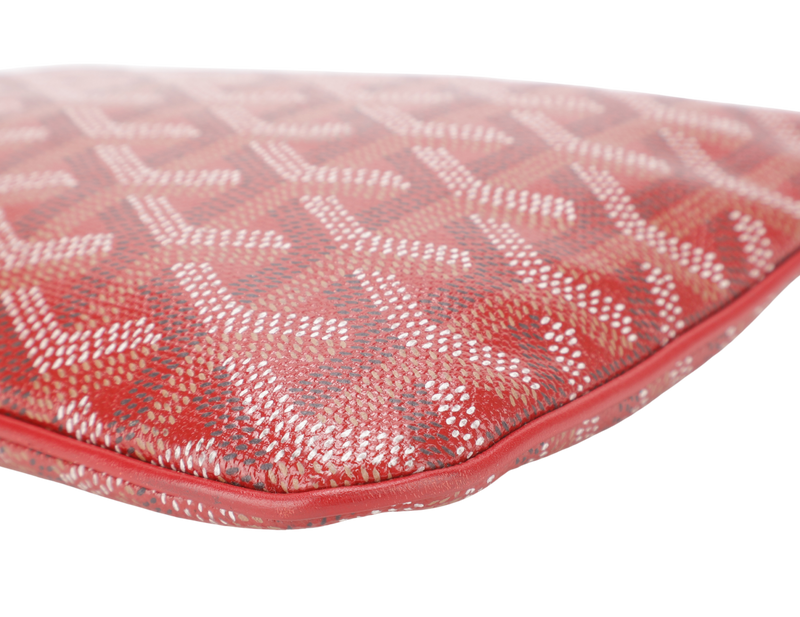 GOYARD SENAT PM POUCH RED COLOR NO DUST COVER