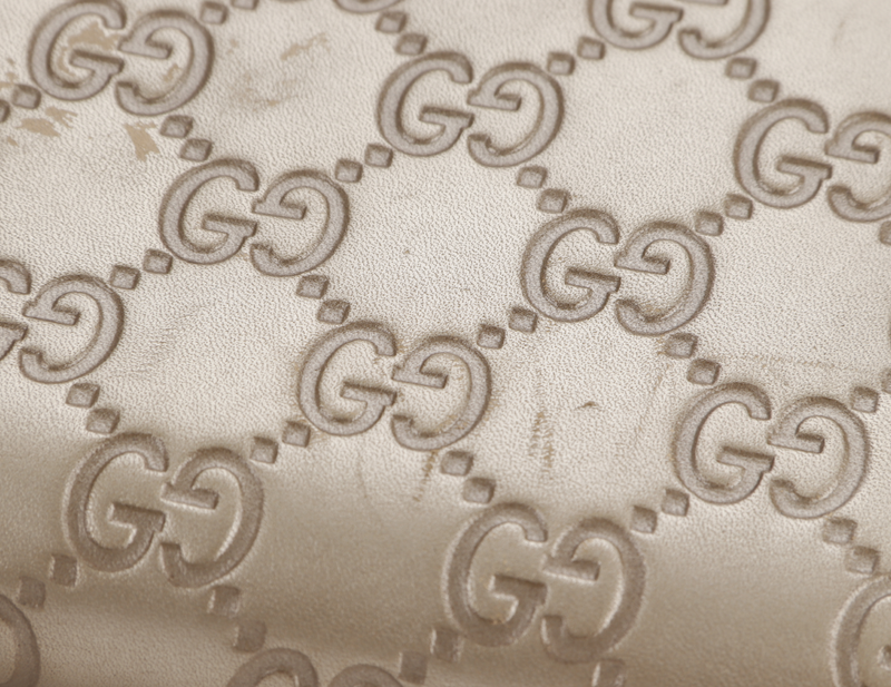 GUCCI 282247 534633 GUCCISSIMA METALLIC LEATHER LONG ZIP WALLET GOLD HARDWARE, NO DUST COVER & BOX