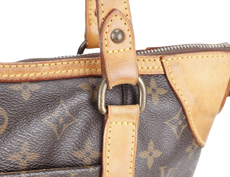 LOUIS VUITTON ODEON MONOGRAM CANVAS GOLD HARDWARE WITH STRAPS AND DUST COVER