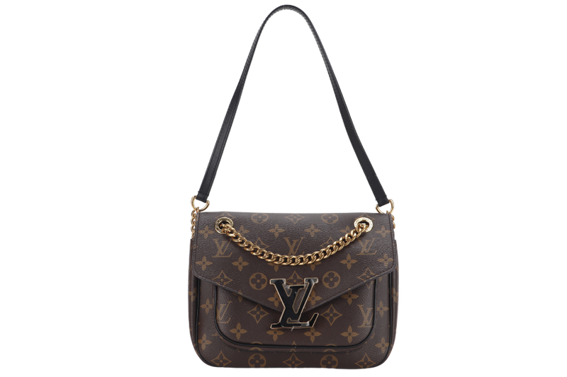 LOUIS VUITTON PASSY SHOULDER BAG (M45592) WITH DUST COVER AND BOX