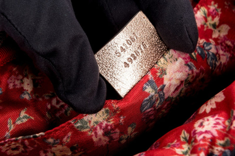 Gucci Laminate Shoulder Bag, Quilted Pink Metallic & Blue Metallic