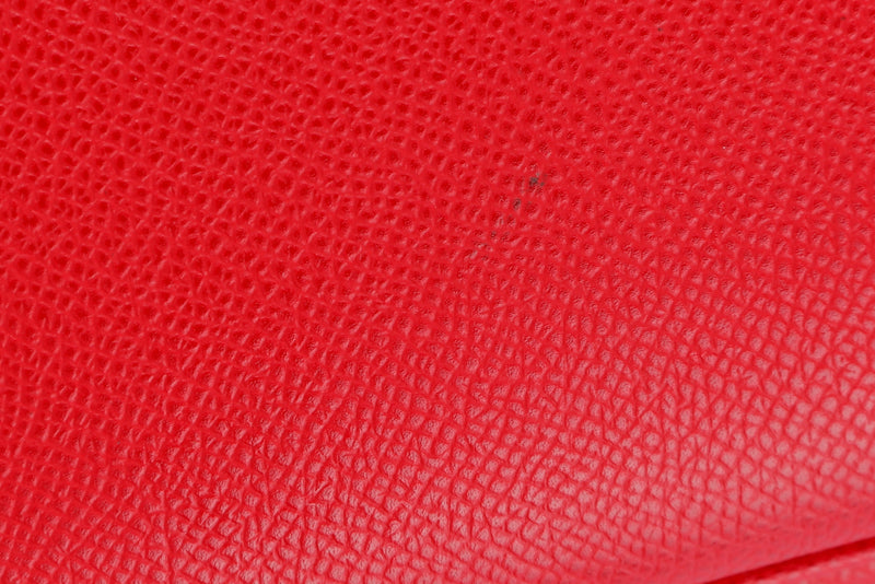 Hermes Birkin 30, Stamp Q, Rouge Casaque Color, Epsom Leather, Gold Hardware, with Dust Cover