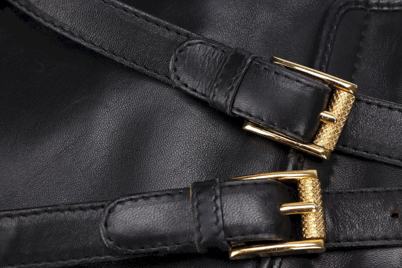 Bottega Veneta Vintage Intrecciato Backpack, Black Color