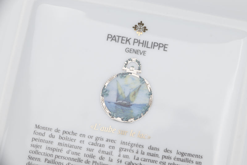 PATEK PHILIPPE PLATE, WITH BOX