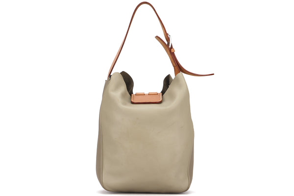 HERMES SMALL VIREVOLTE [STAMP T (2015)] SAUGE COLOR SWIFT & CLEMENCE LEATHER, WITH DUST COVER
