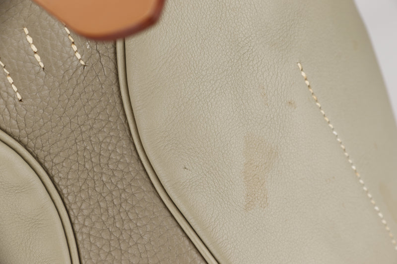 HERMES SMALL VIREVOLTE [STAMP T (2015)] SAUGE COLOR SWIFT & CLEMENCE LEATHER, WITH DUST COVER