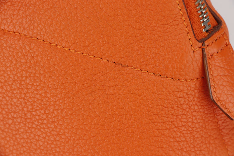 HERMÈS Bolide 31 handbag in Rouge Grenat Clemence leather with Palladium  hardware-Ginza Xiaoma – Authentic Hermès Boutique