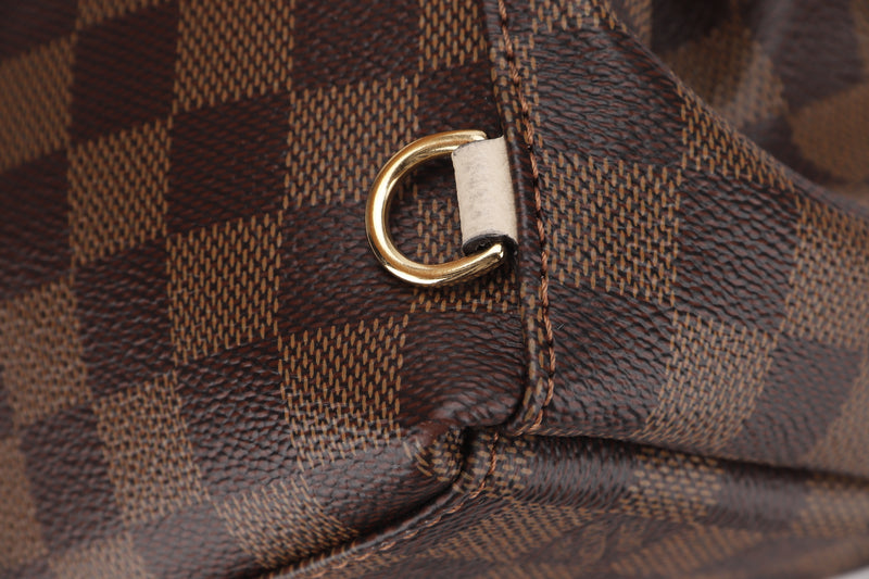 Louis Vuitton Clapton Damier Ebene Backpack Bag Creme