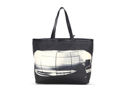 CHANEL KARL LAGERFELD LE MOBILE ART BLACK COATED CANVAS TOTE (1257xxxx), WITH CARD, NO DUST COVER