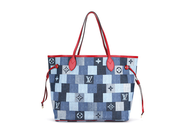 Louis Vuitton M44981 Neverfull MM Square Patchwork Tote Bag Monogram W