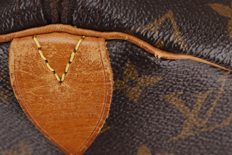 Louis Vuitton Speedy 40 cm handbag in brown monogram canvas and