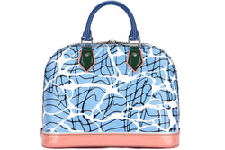 LOUIS VUITTON ALMA AQUA PRINT HANDBAG (FL3185), WITH KEYS, LOCK & DUST COVER