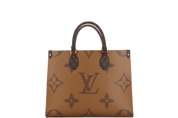 Louis Vuitton Lv Ghw Onthego Mm 2 Way Shoulder Bag Monogram