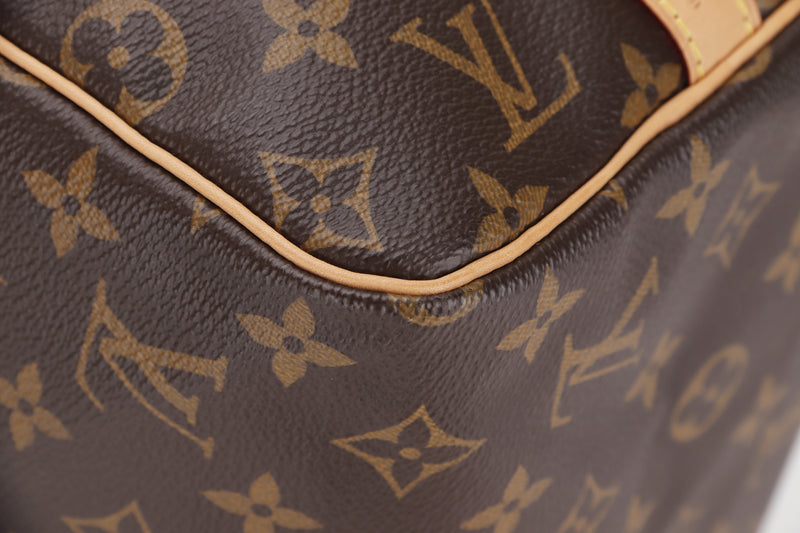 louis vuitton speedy 30 (du0143) monogram canvas gold hardware, with keys &  lock, no dust cover