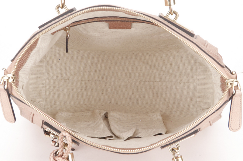 GUCCI METALLIC BRONZE SHOULDER BAG 282300 492174 WITH SHOULDER STRAP WITH DUST COVER