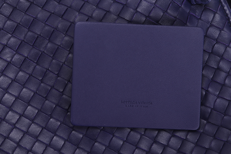 BOTTEGA VENETA DARK PURPLE NODINI INTRECCIATO SHOULDER BAG (B04226393T), WITH MIRROR & DUST COVER