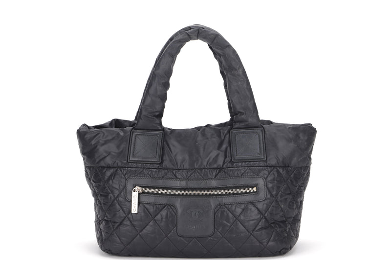 CHANEL COCO COCOON BLACK NYLON PM TOTE (1668xxxx), NO CARD & DUST COVER