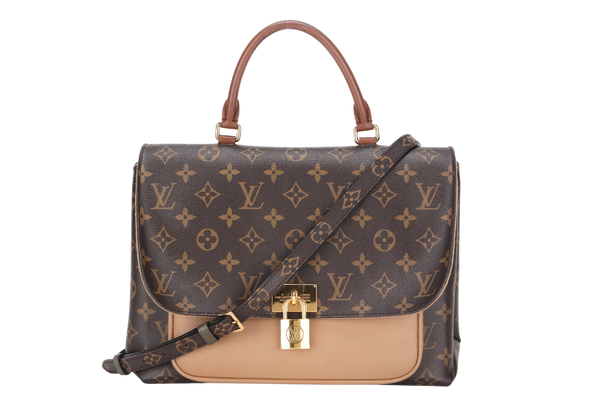 LOUIS VUITTON MARIGNAN MESSENGER BAG (AR2108) MONOGRAM CANVAS GOLD HARDWARE, WITH STRAP, NO DUST COVER