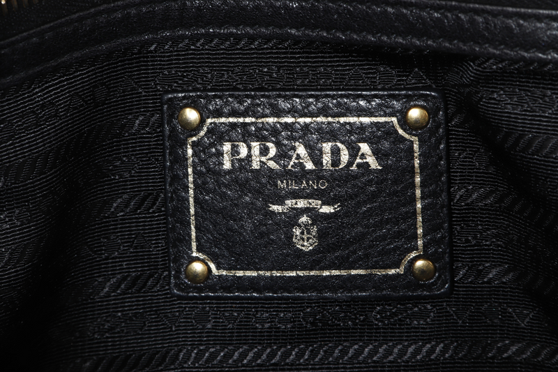 PRADA BN1773 2 WAY SHOULDER BAG GOLD HARDWARE NO DUST COVER NO STRAP