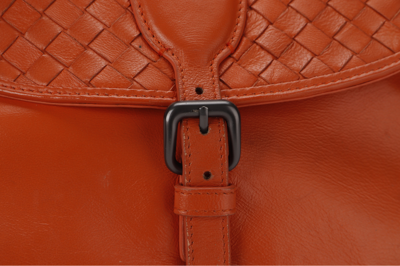 BOTTEGA VENETA CROSSBODY BAG ORANGE (BO0029373K) WITH DUST COVER