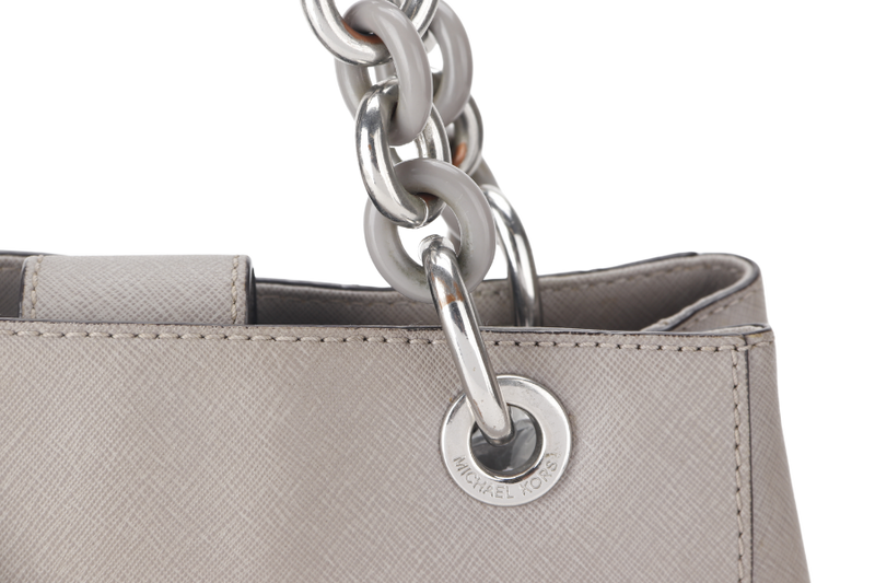 MICHAEL KORS SHOULDER BAG (AP-1507 30S5SCYS1L)GREY LEATHER WITH DUST COVER (NO LONG STRAP)