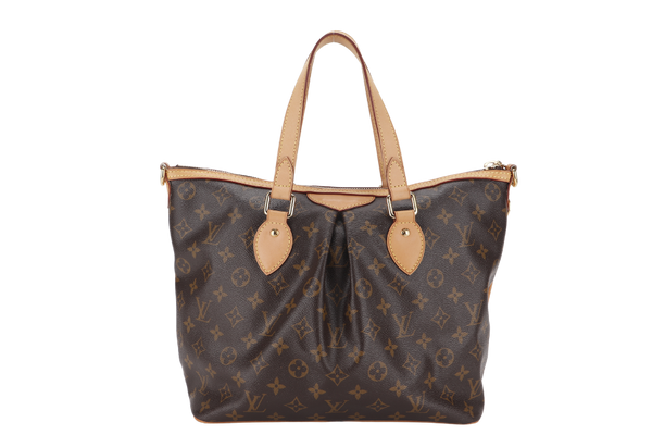 LOUIS VUITTON PALERMO PM MONOGRAM WITH DUST COVER AND STRAP