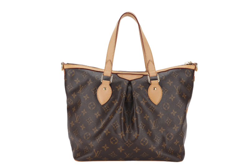 LOUIS VUITTON PALERMO PM MONOGRAM WITH DUST COVER AND STRAP