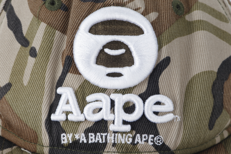 AAPE X NEW ERA CAMO CAP