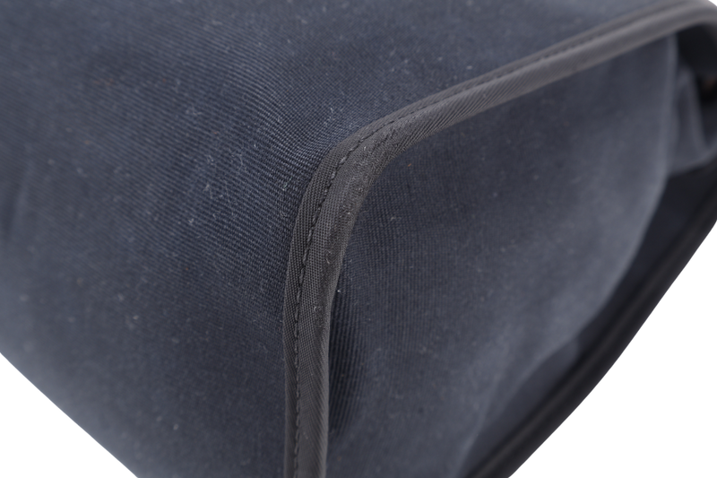 HERMES HERBAG SELLIER 31 STAMP O (YEAR 2011) EBENE x BLACK SILVER HARDWARE WITH DUST COVER