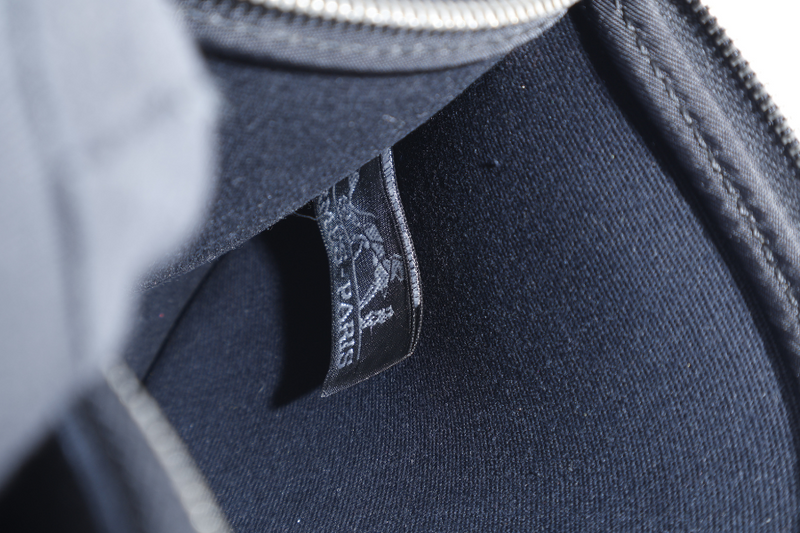 HERMES HERBAG SELLIER 31 STAMP O (YEAR 2011) EBENE x BLACK SILVER HARDWARE WITH DUST COVER