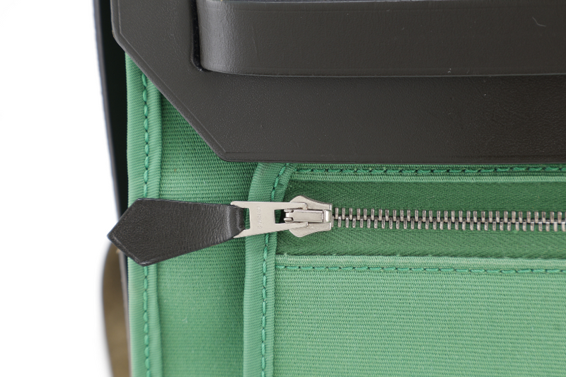 HERMES HERBAG SELLIER 31 STAMP A (YEAR 2017) BAMBOO x KHAKI SILVER HARDWARE NO DUST COVER