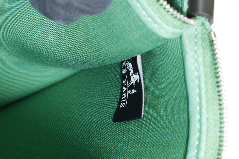 HERMES HERBAG SELLIER 31 STAMP A (YEAR 2017) BAMBOO x KHAKI SILVER HARDWARE NO DUST COVER