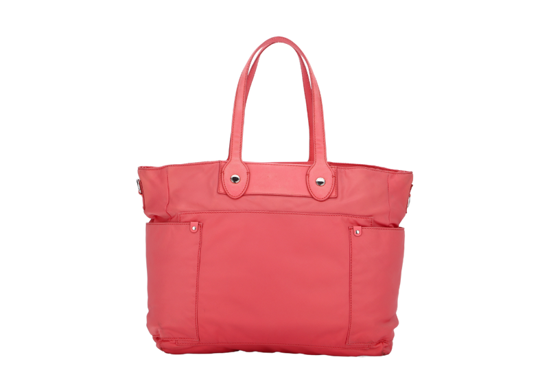 MARC BY MARC JACOB PREPPY NYLON ELIZ -A- BABY PINK COLOR 2 WAY USE BAG WITH STRAP, NO DUST COVER